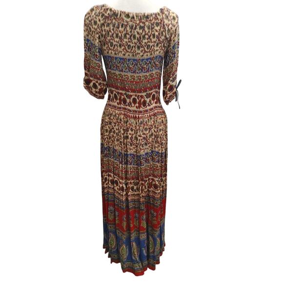 Ana-K Anandas Dress Maxi Multicolor Geometric One Size NWT - Picture 2 of 7